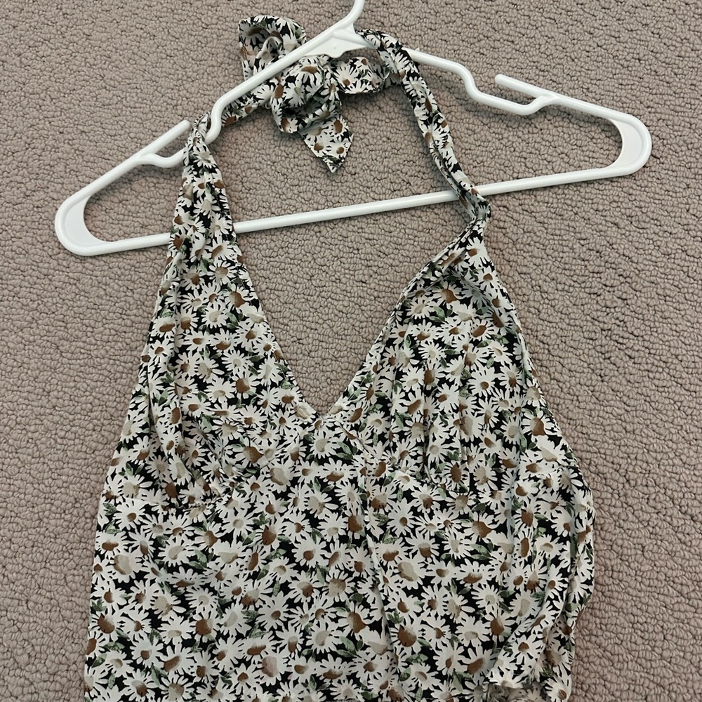 Floral Halter Top